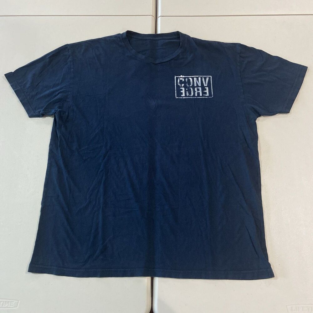 Converge Hardcore Shirt Size XL? Mosh Pit Navy Blue